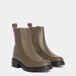 NWT Maguire Vigo Olive Shearling Lined Boots
